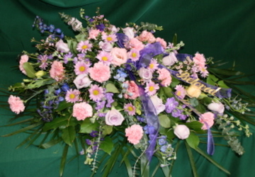 Casket Spray from Mischler's Florist and Greenhouses in Williamsville, NY