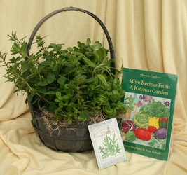 Herb Basket with Cook Book and Seeds from Mischler's Florist and Greenhouses in Williamsville, NY