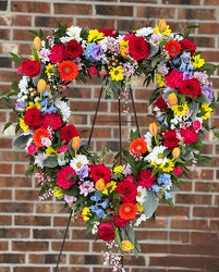 Large Multi Color Open Heart  from Mischler's Florist and Greenhouses in Williamsville, NY