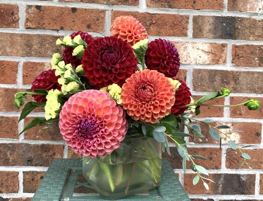 Fall Dahlia Cube 