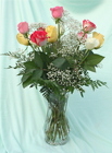 Mixed Color Long Stem Roses from Mischler's Florist and Greenhouses in Williamsville, NY