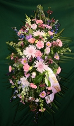 Standing Spray Pastels from Mischler's Florist and Greenhouses in Williamsville, NY