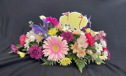 The Butter Buffalo Centerpiece  from Mischler's Florist and Greenhouses in Williamsville, NY