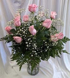 Dozen Roses Pink from Mischler's Florist and Greenhouses in Williamsville, NY