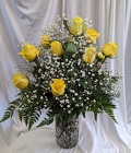 Dozen Roses Yellow from Mischler's Florist and Greenhouses in Williamsville, NY