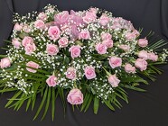 Pink Rose Casket Spray  from Mischler's Florist and Greenhouses in Williamsville, NY