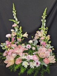 Urn Embrace Soft Pink from Mischler's Florist and Greenhouses in Williamsville, NY